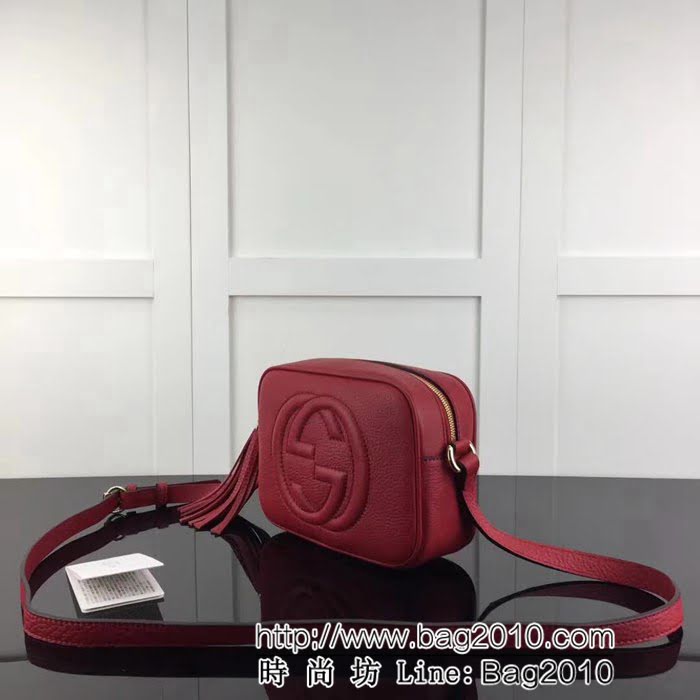 GUCCI古馳頂級原單 專櫃品質 實物實拍 308364大紅單肩斜挎包 HY1002